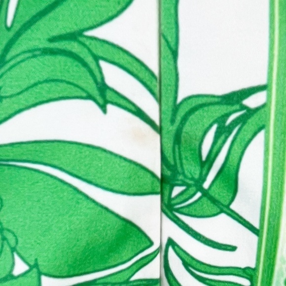 Silvia Tcherassi Agnetha Dress in Green Bandana Midi Cocktail Party Summer - Picture 10 of 10